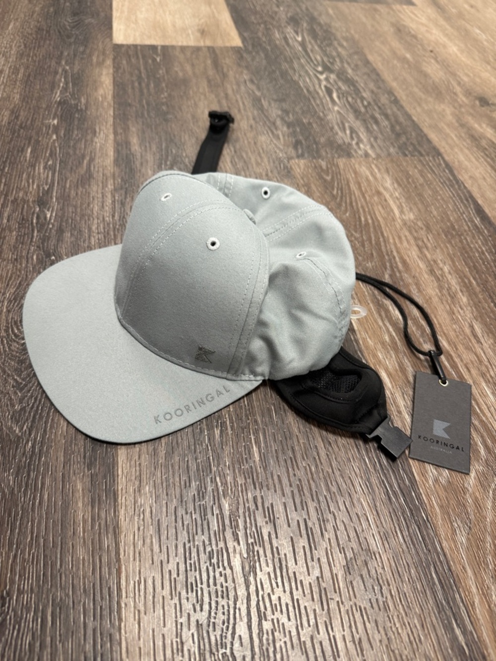 Kooringal Men's Light Gray Sun and Surf Cap